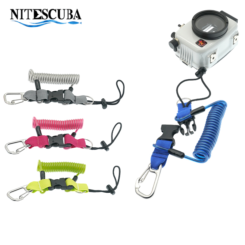 Camera Wrist Strap - Nurkowanie 316 Anti-lost spiralna sprężyna cewka