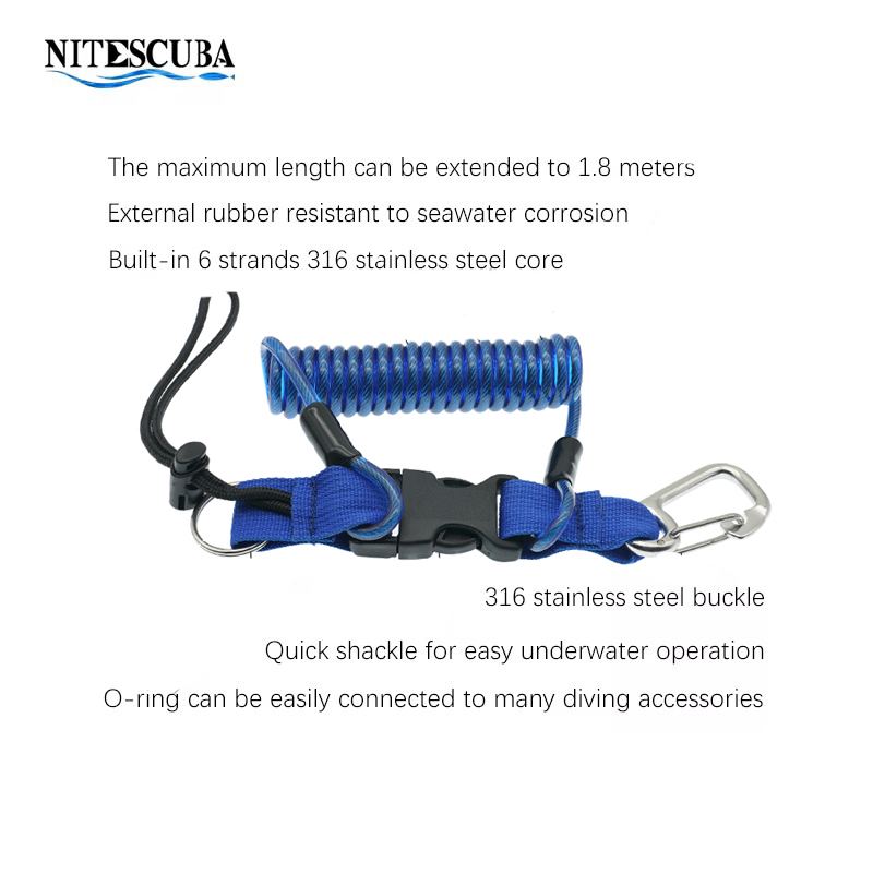 Nurkowanie 316 Anti-lost spira – Camera Wrist Strap recenzja i cena