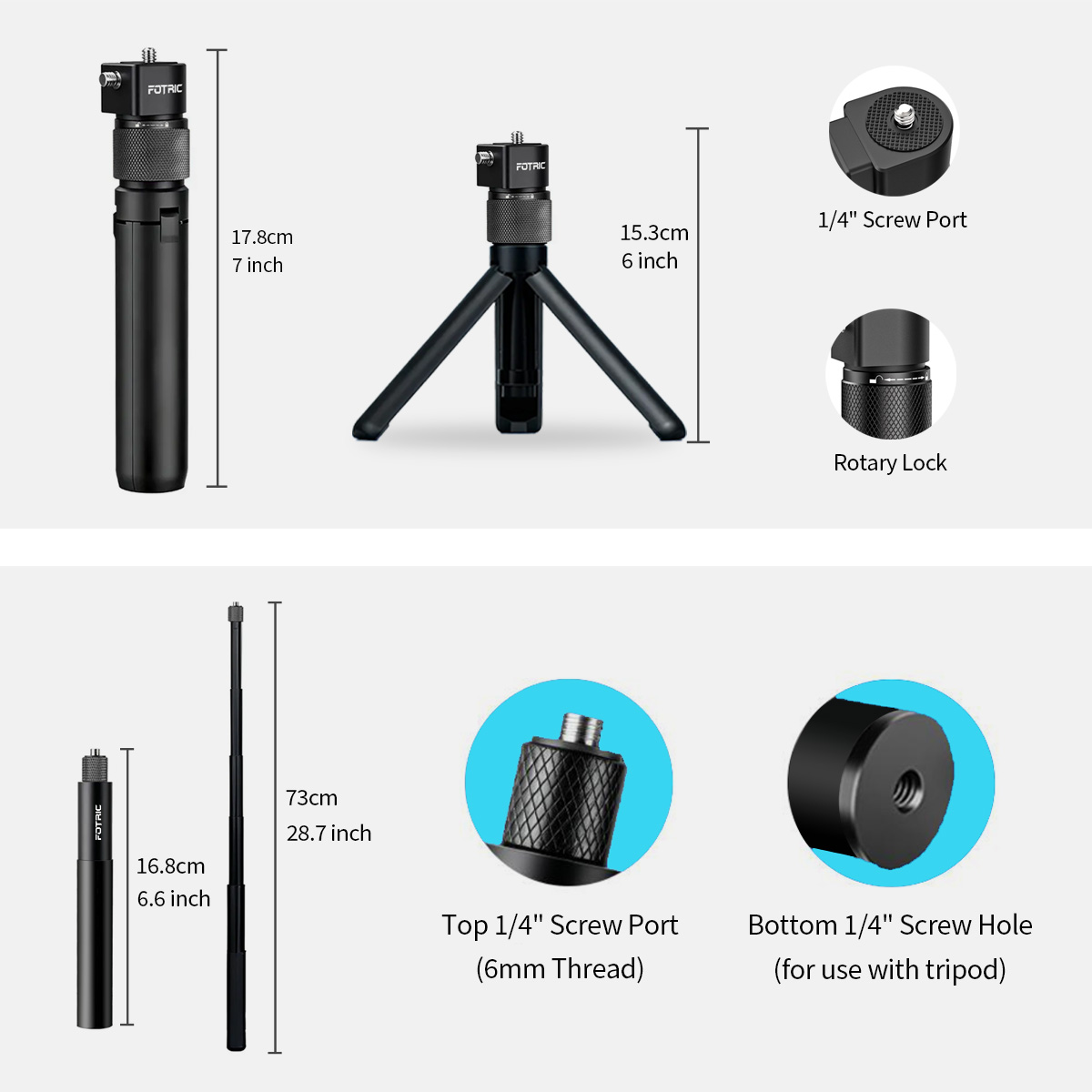 FOTRIC 73cm Niewidoczny Selfie – Photography Basics recenzja i cena